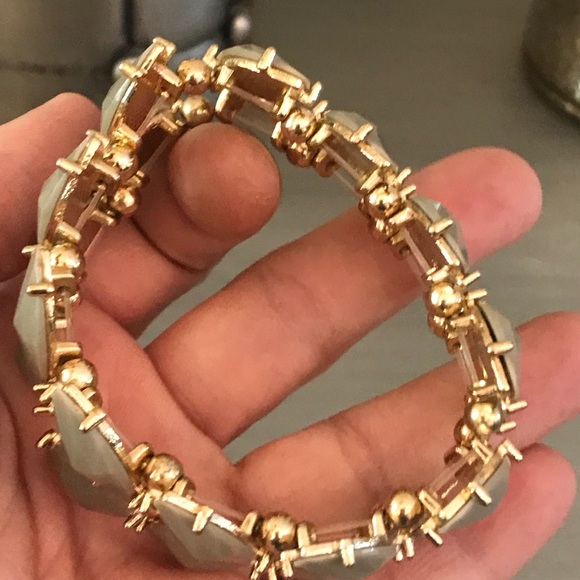 Gray Gold Jeweled Bracelet - Picture 3 of 3